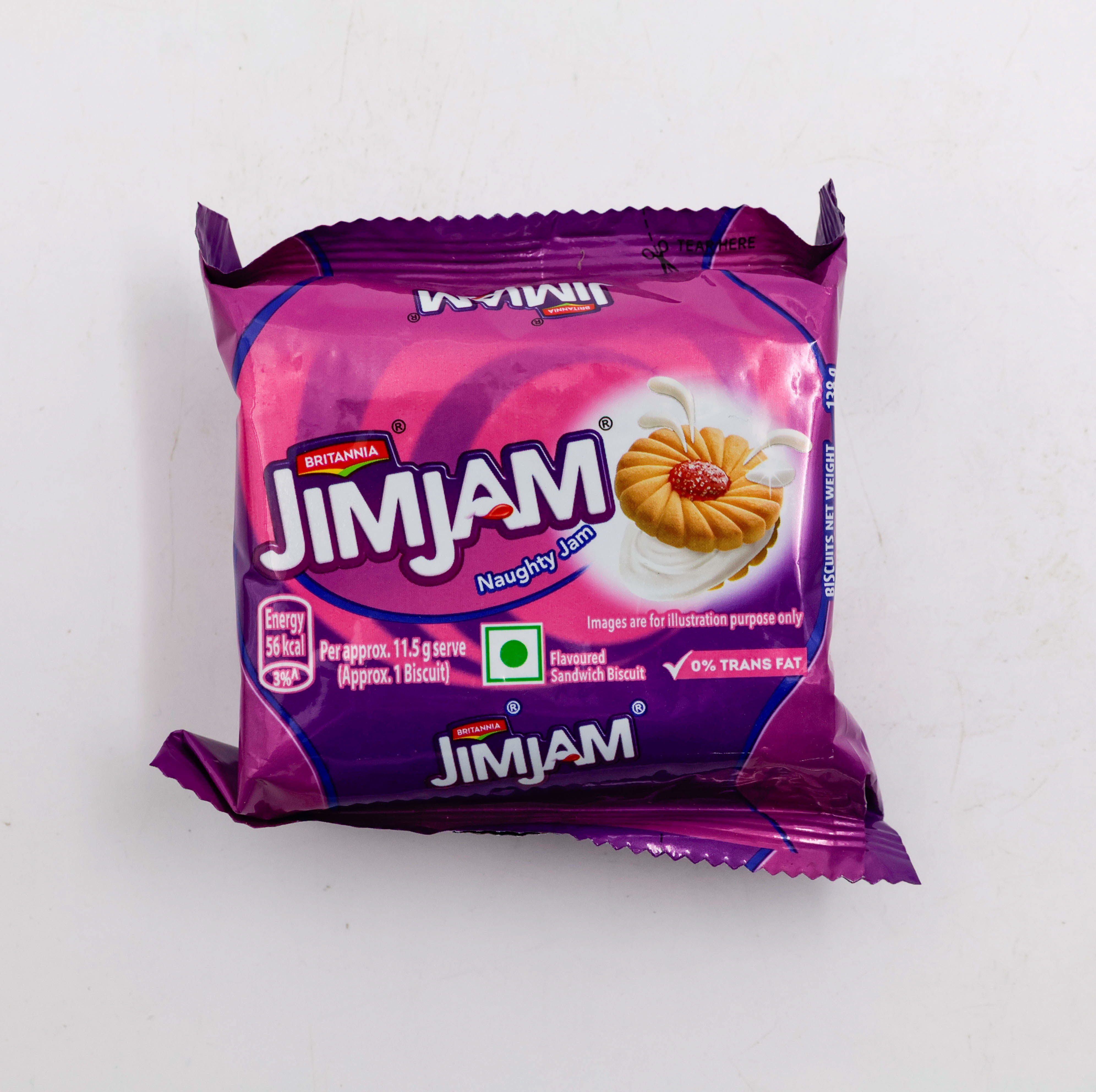 Britannia Biscuits Jim Jam 138 g